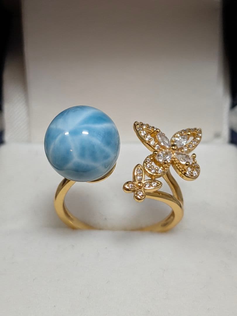 ラリマー　シルバーリング