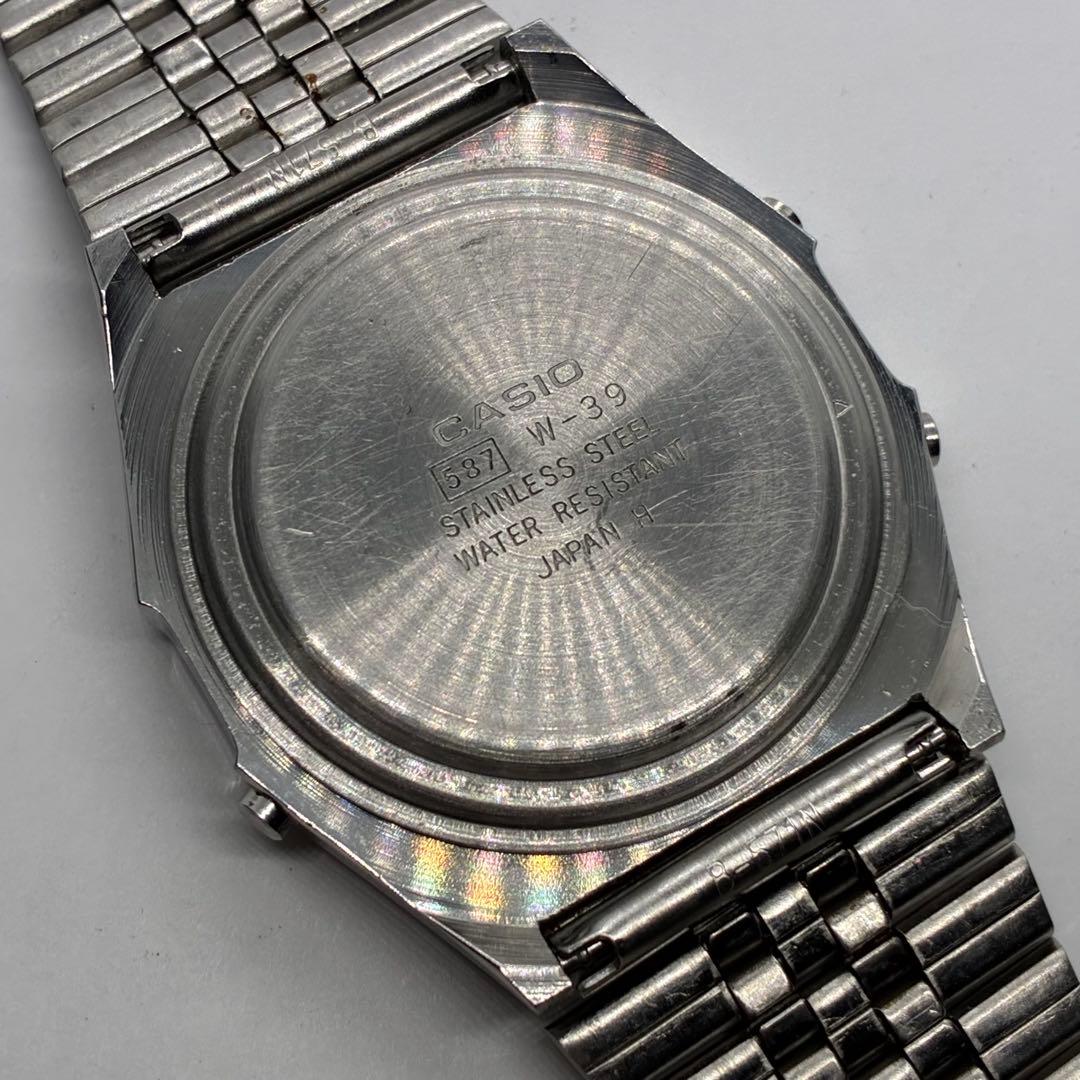 レア casio カシオ W-39 動作品 2073 ヴィンテージ