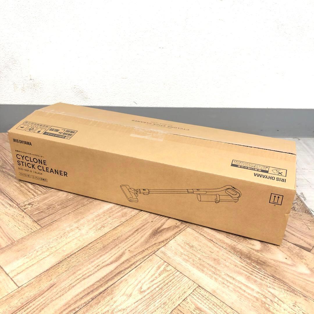 【美品】アイリスオーヤマ　スティッククリーナー　SCD-185P-B 2025年