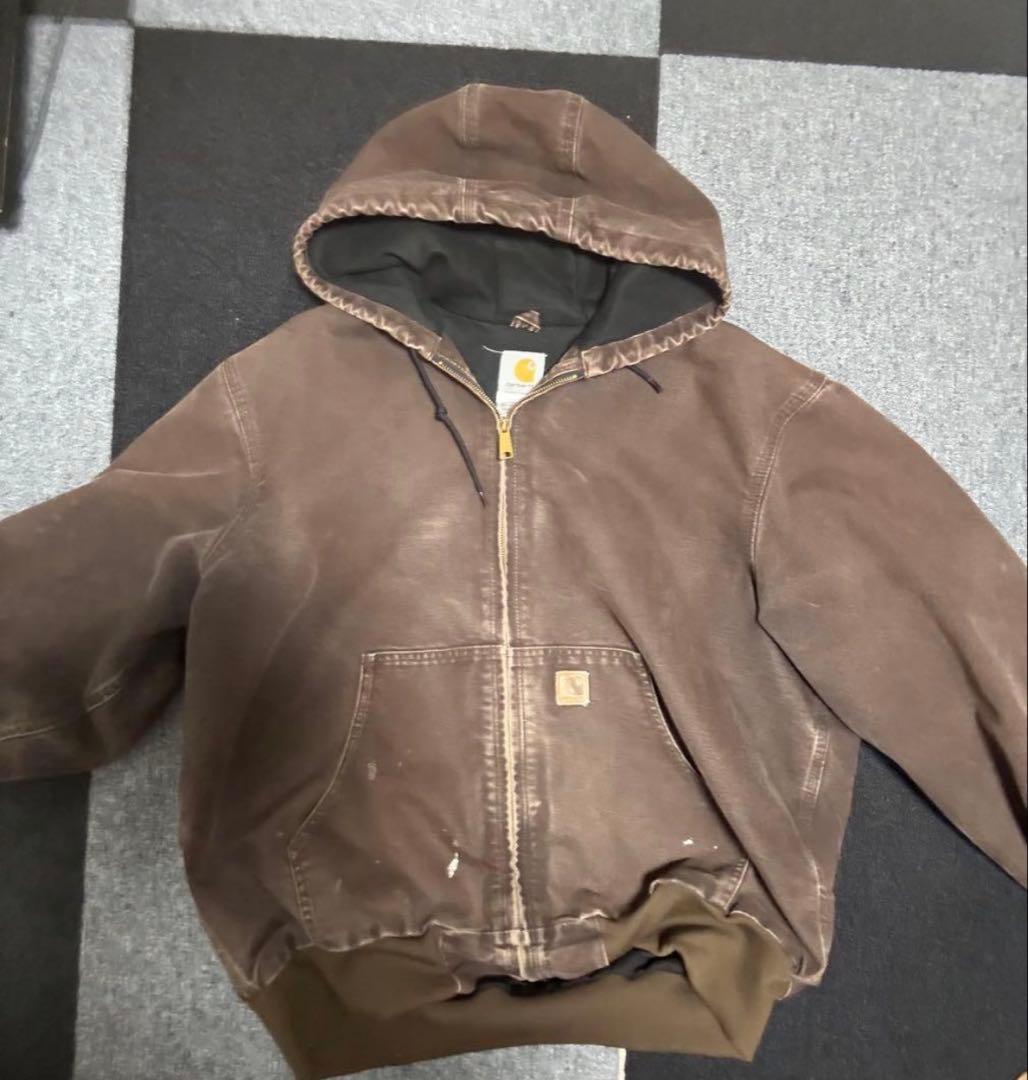 Carhartt アクティブジャケット ブラウンフェード