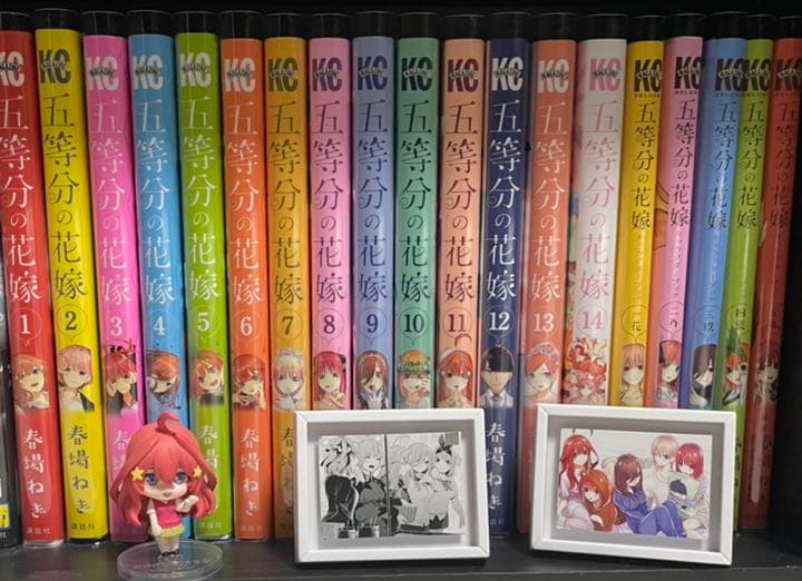 【としー】五等分の花嫁1-14全巻＋キャラクターブック5冊＋α
