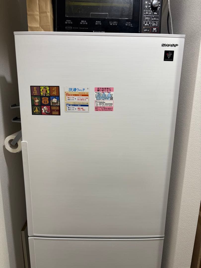 280L SHARP 冷凍庫多め　SJ-PD28G-W