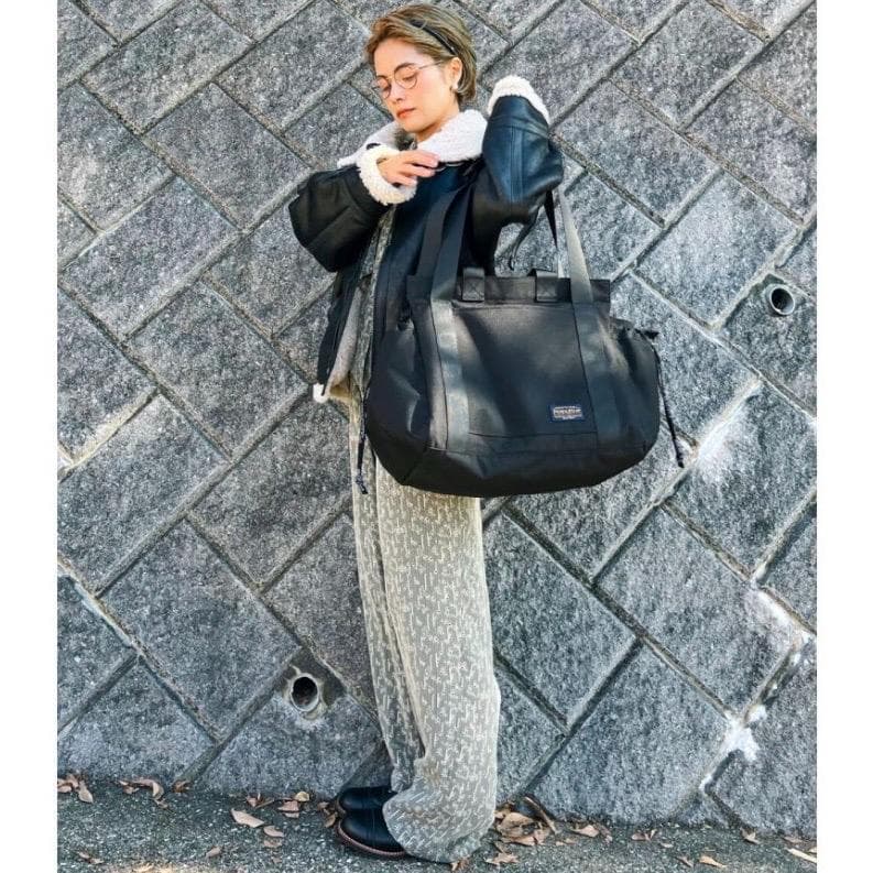 ペンドルトン マザーズバッグ 黒 PENDLETON×INABA MARIE