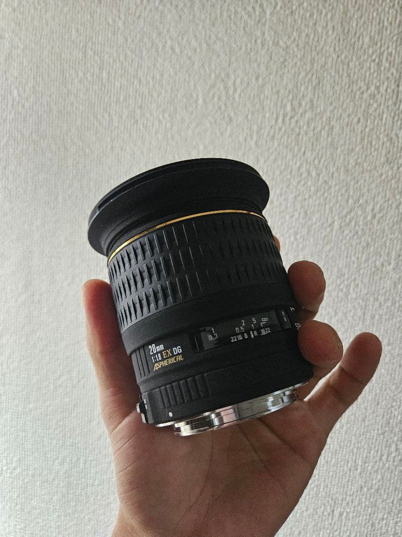 レンズ(単焦点) SIGMA 20mm f1.8 dg ex