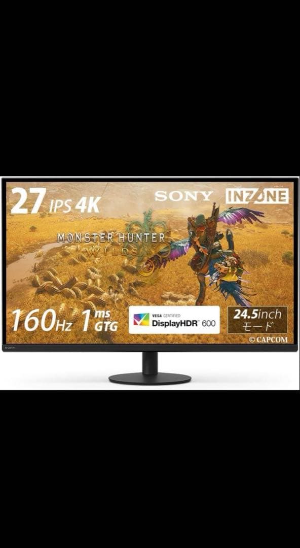 【送料無料】SONY M9ii 4K 160Hz 27インチ ゲーミングモニター