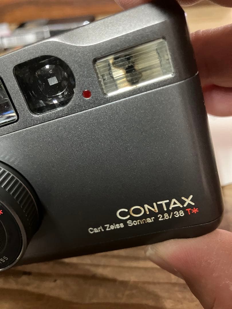ジャンク　CONTAX T2 コンパクトカメラ Titan Silver