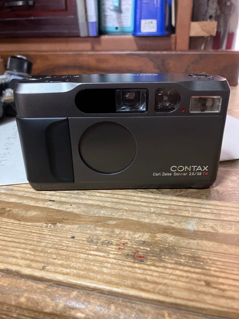 ジャンク　CONTAX T2 コンパクトカメラ Titan Silver