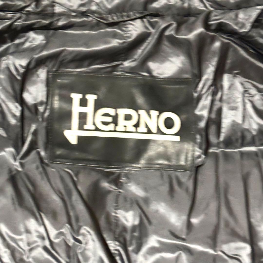 HERNO ヘルノ N-3B ダウンジャケット 48 ブラック フーディー