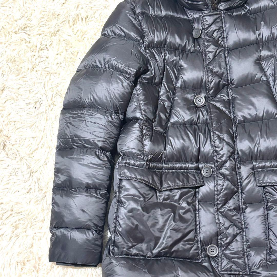 HERNO ヘルノ N-3B ダウンジャケット 48 ブラック フーディー