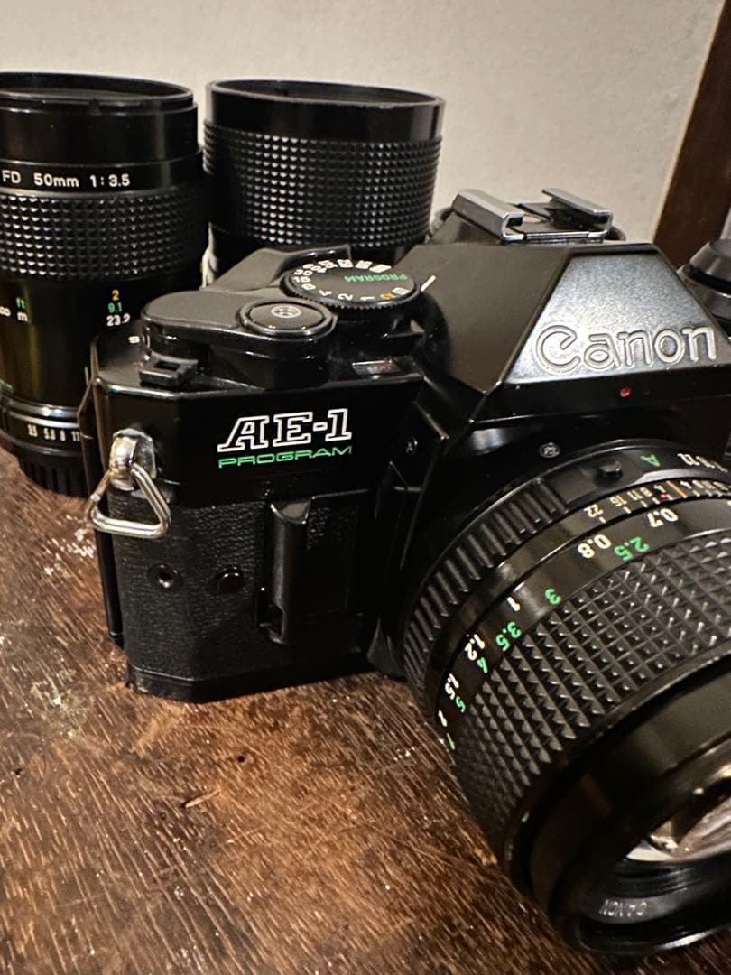 Canon AE-1 Program黒＋FD豪華レンズ4本