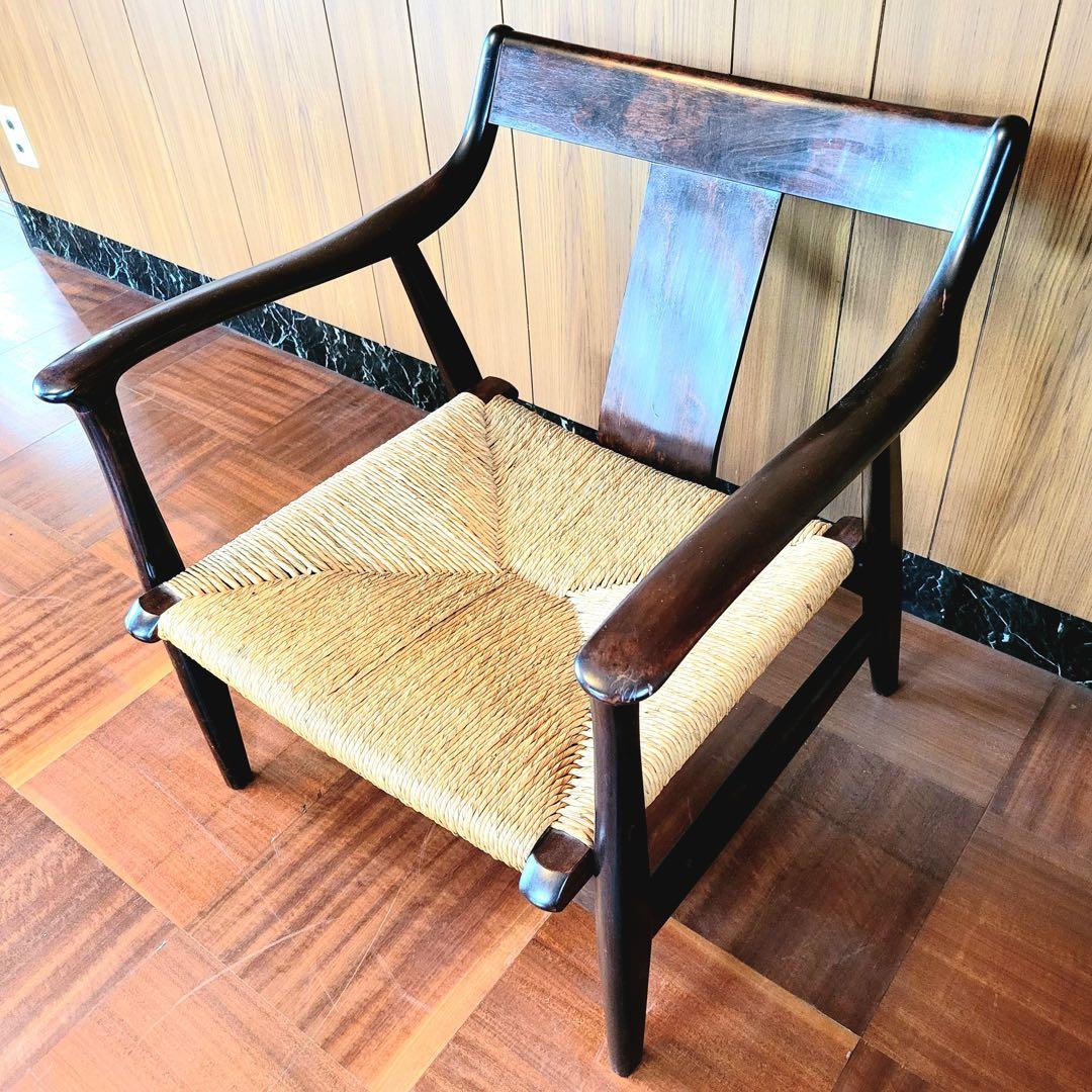 松本民芸家具 #77 ラッシチェア 1人掛け