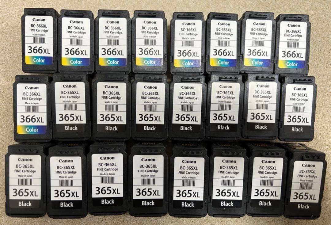 Canon 使用済　インクカートリッジセット　24個