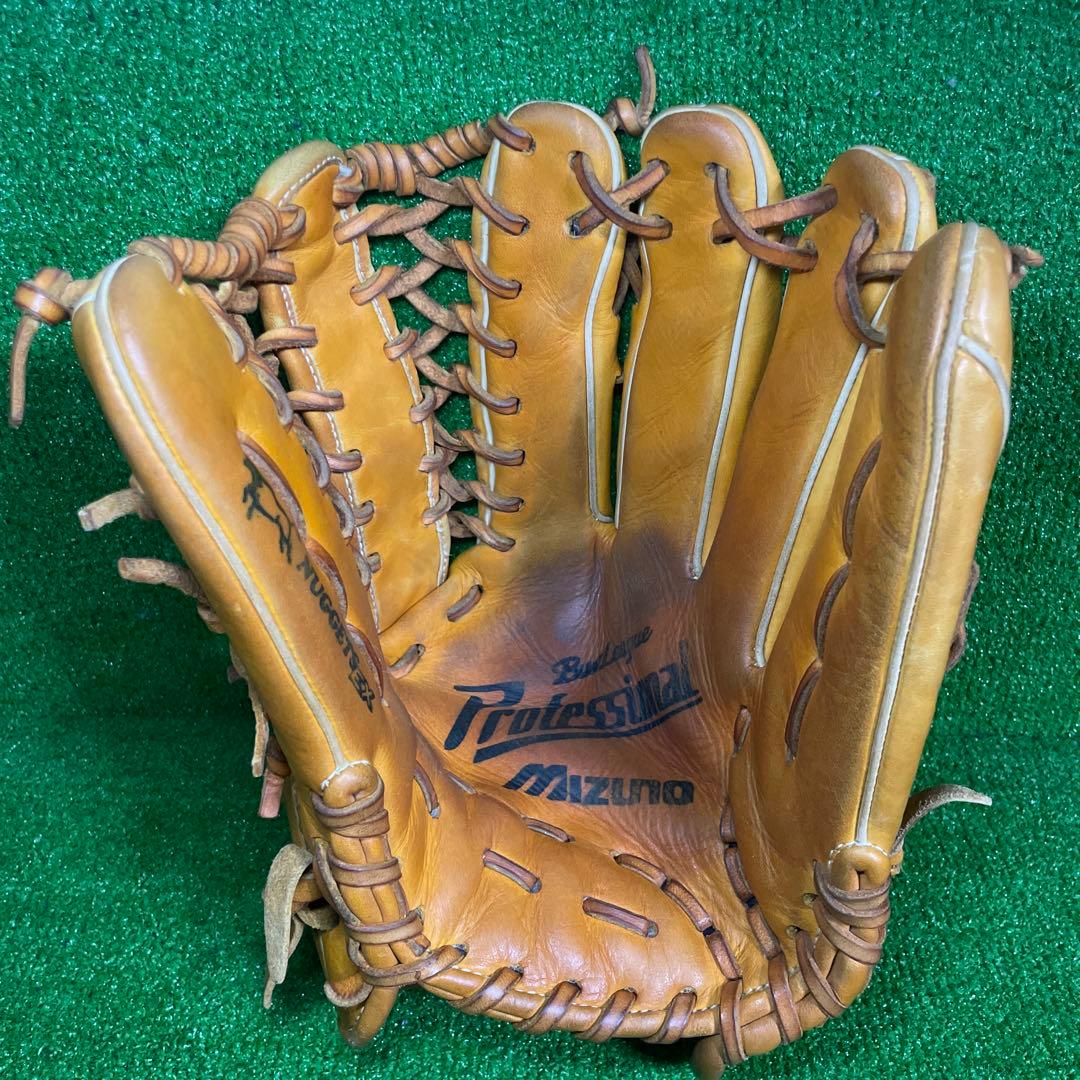 ミズノ ビューリーグ 軟式用 大人用 イチローモデル プラチナラベル 外野手