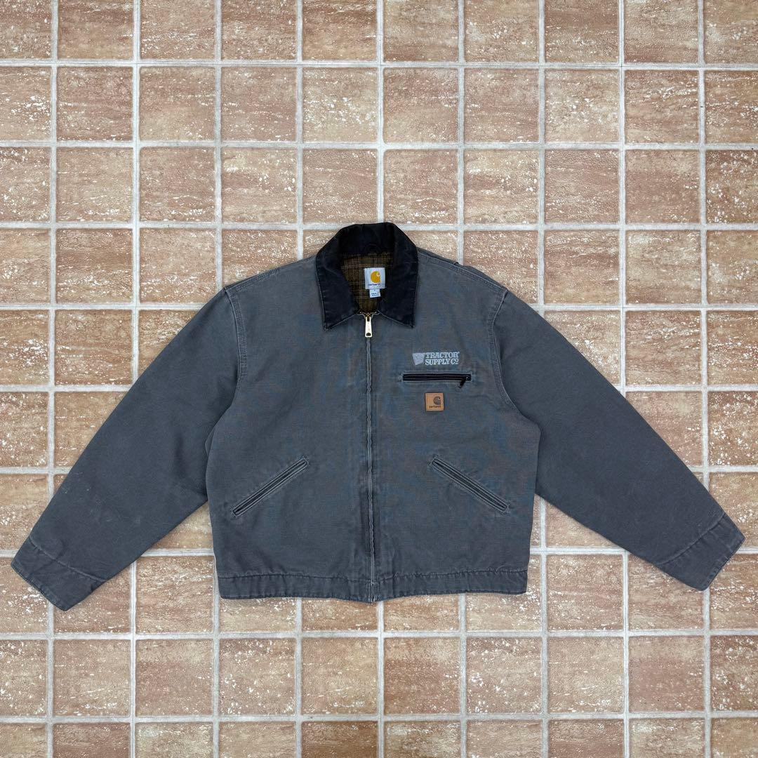 美品カーハート デトロイトジャケット　グレー Lサイズ 野村訓市着用 GVL