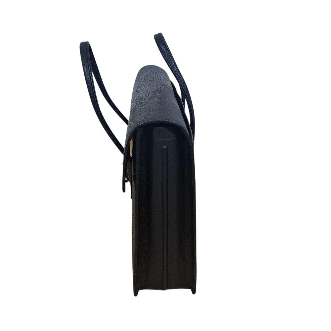 銀座タニザワ レザー バッグ 革鞄 ブル ・二本手フラップ ブリーフケース