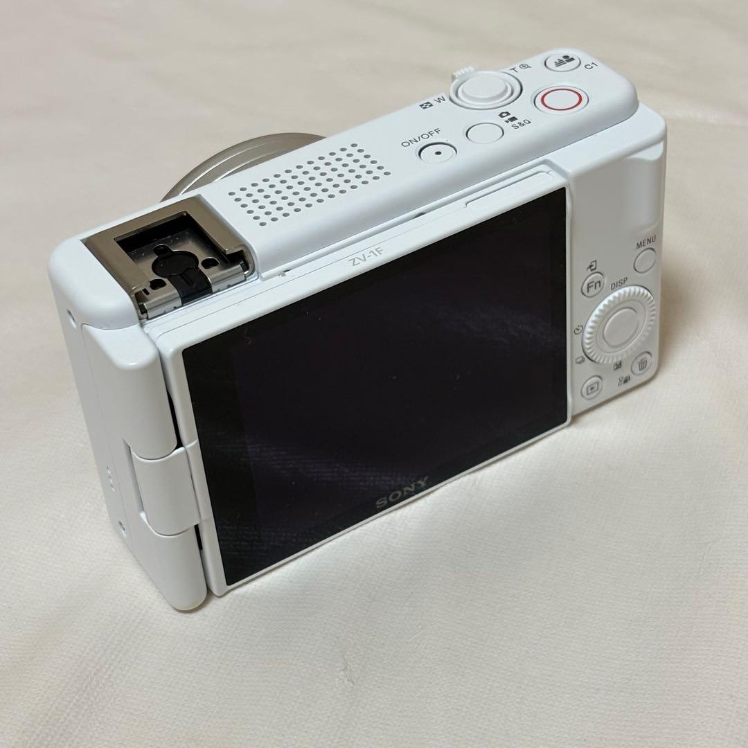 【ほぼ未使用美品】SONY VLOGCAM ZV-1F ホワイト