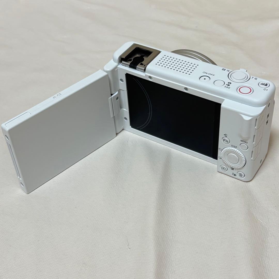【ほぼ未使用美品】SONY VLOGCAM ZV-1F ホワイト