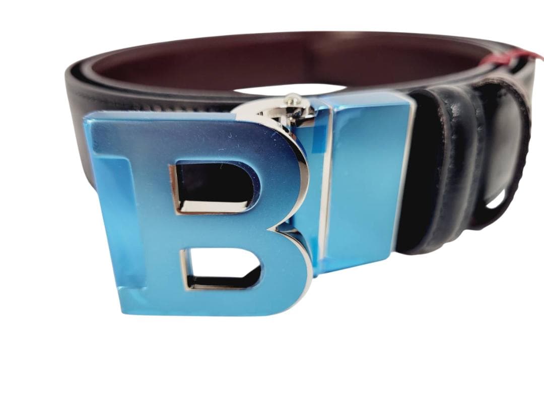 Bally バリー Bロゴ バックル リバーシブル ベルト メンズ 装飾品