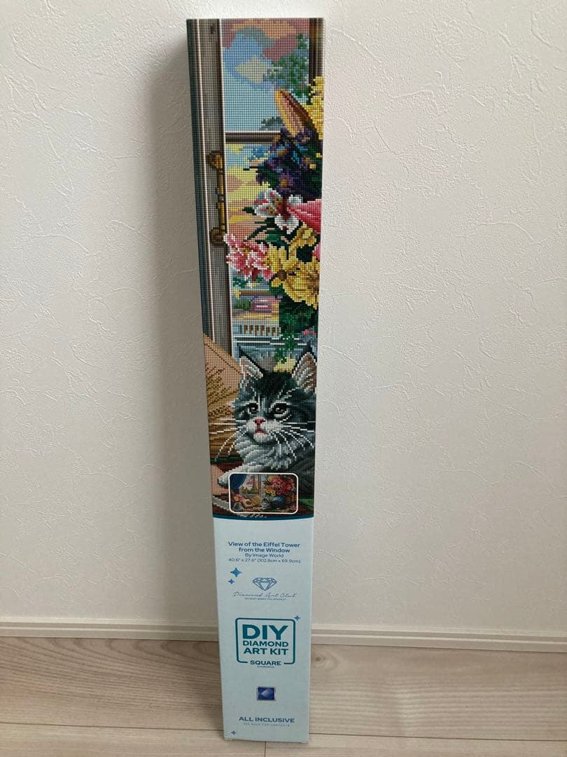 ダイヤモンドアートクラブ　エッフェル塔の窓からの眺め