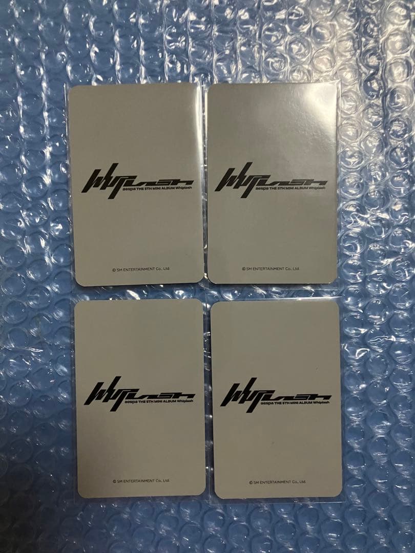 aespa whiplash makestar 特典トレカ ラキドロ 4枚コンプ