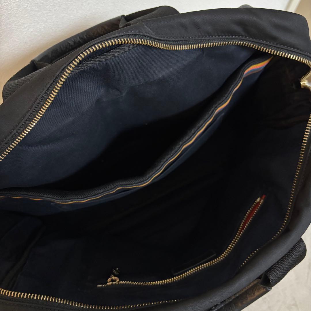 【美品】 ポールスミス ブリーフケース ビジネスバッグ 2way ブラック A4