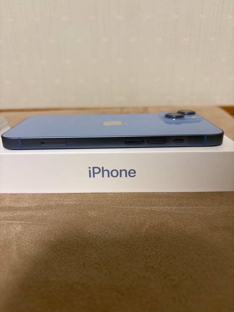 Apple iPhone 14 本体 箱ケーブル付き　ブルー