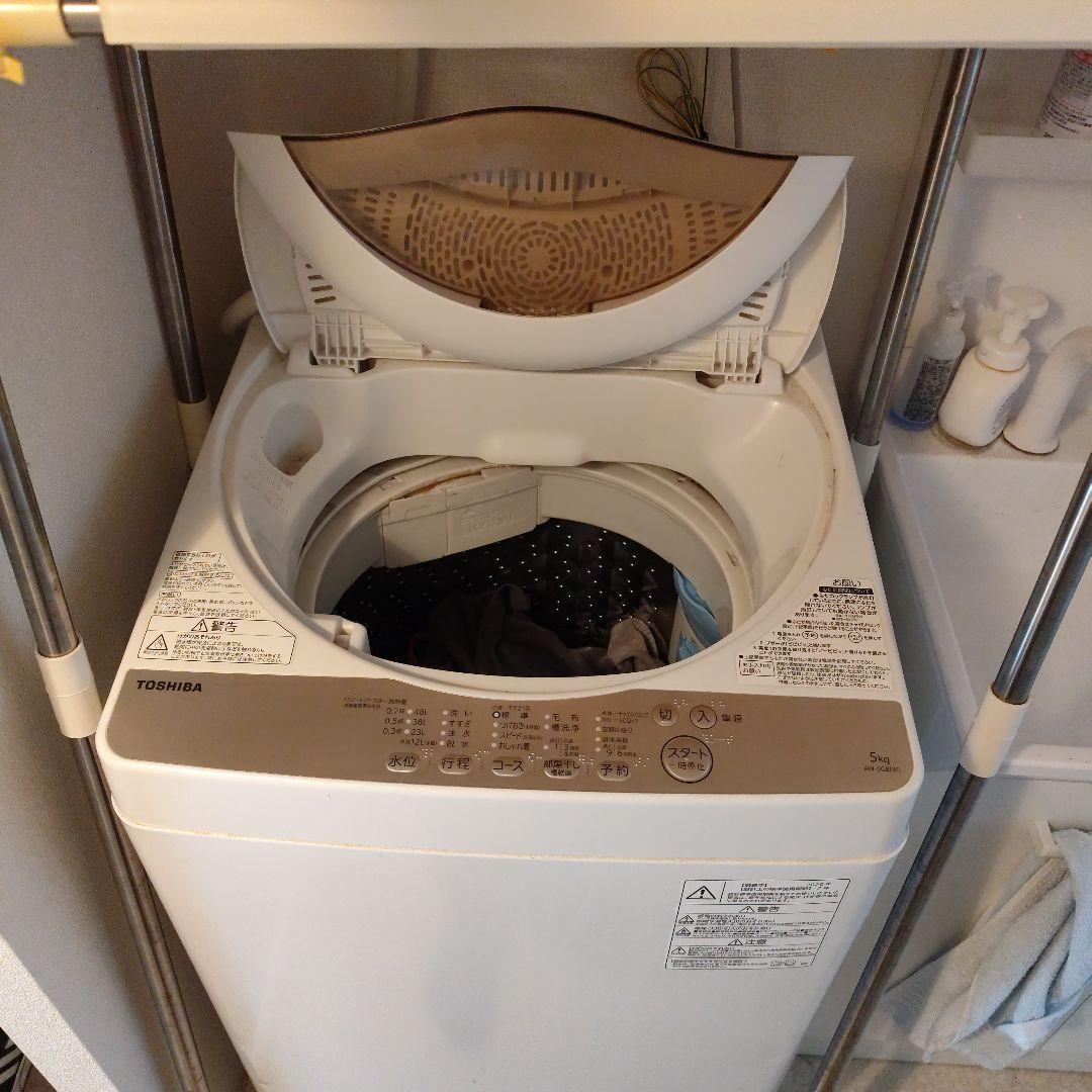 東芝 TOSHIBA AW-5G8(W) 5kg 洗濯機 一人暮らし