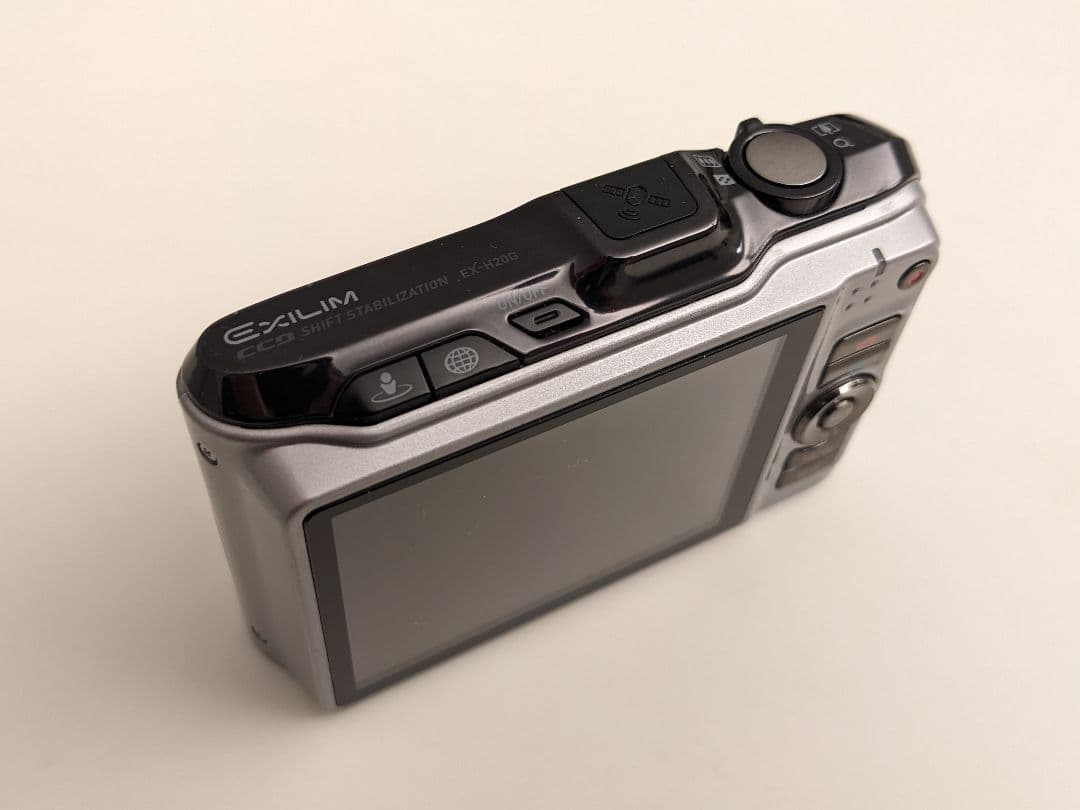 【中古品】CASIO EXILIM デジタルカメラ EXH20G シルバー