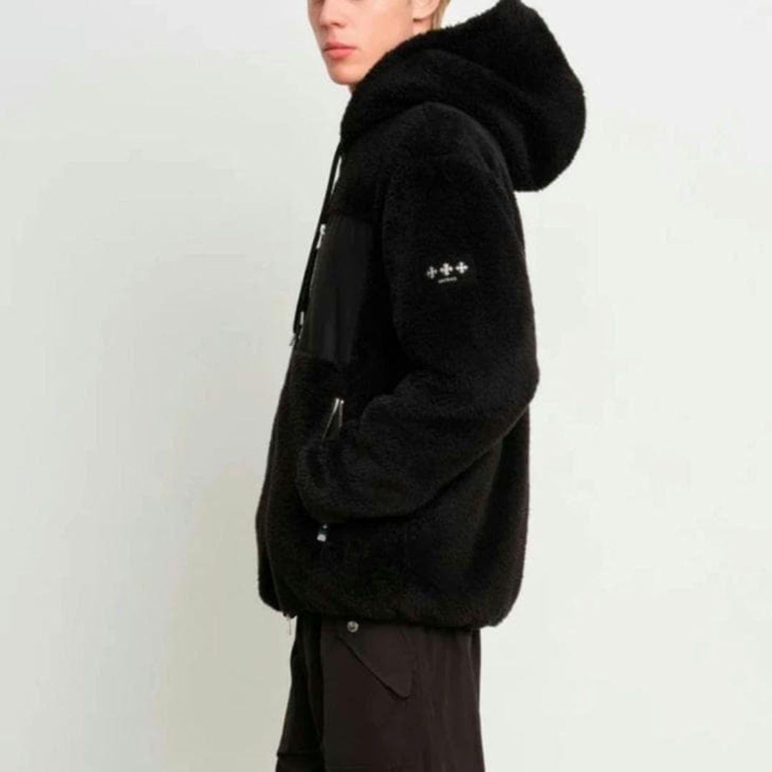 【極美品、L、7.4万】25AW タトラス ボアブルゾン MENFI ブラック