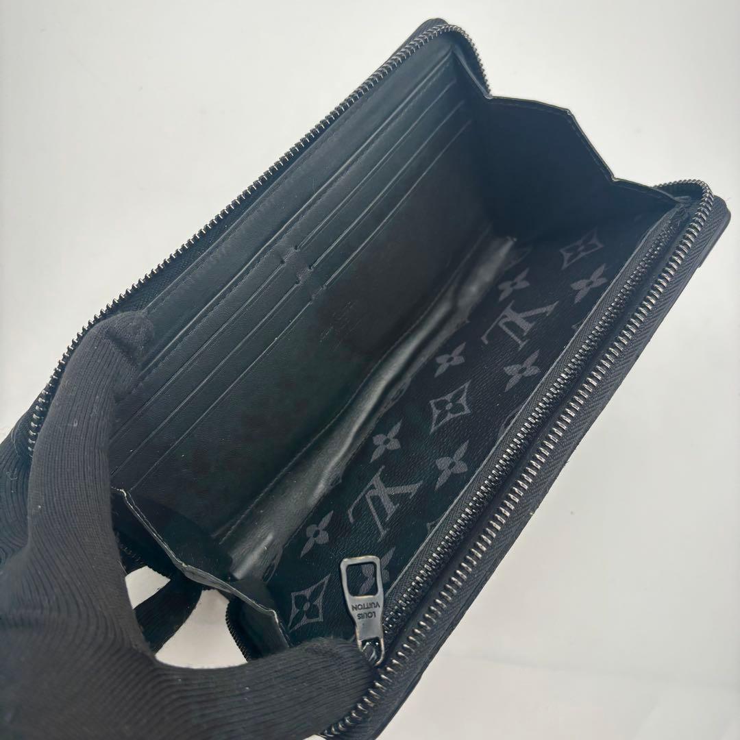 ルイヴィトン モノグラム エクリプス トランク ジッピーウォレット 長財布
