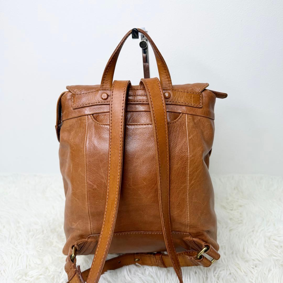 genten Raffinato リュック ブラウン ヌメ革 レザー