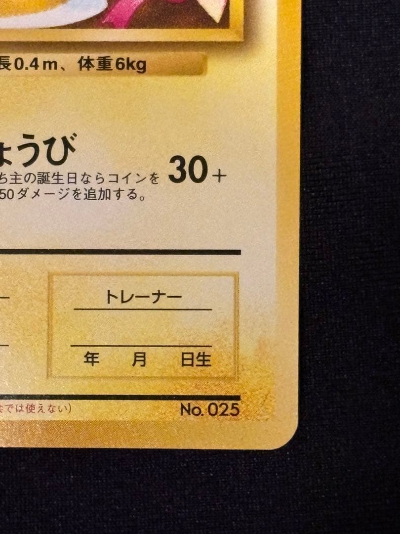 ＿のピカチュウ_「ポケモンカードになったワケ 6巻」おたんじょうびピカチュウ