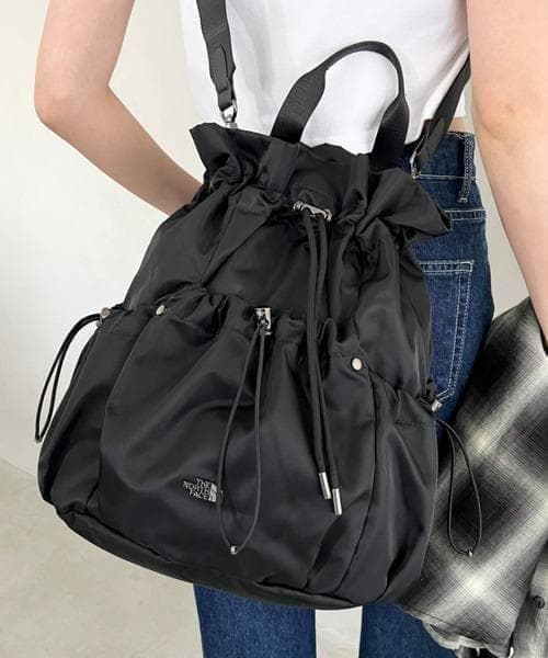 【韓国限定】ノースフェイス ホワイトレーベル ブラック ボニーパック M