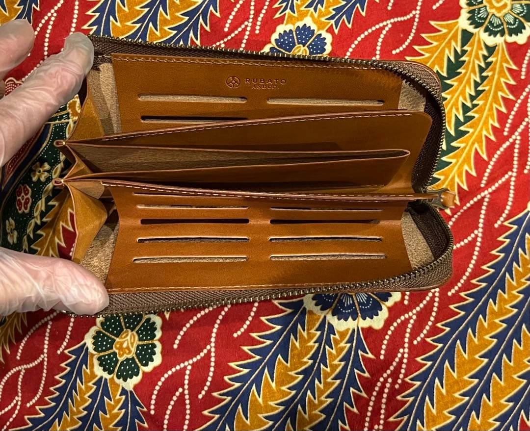 Smith \"カードが立つ\" 日本製 栃木レザー 長財布　　たかしサン専用