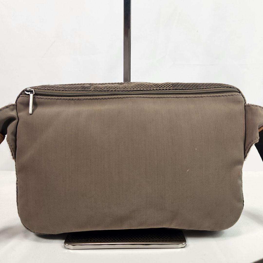 【良品】ルイヴィトン ダミエ ジェアン ボディバッグ レザー キャンバス カーキ