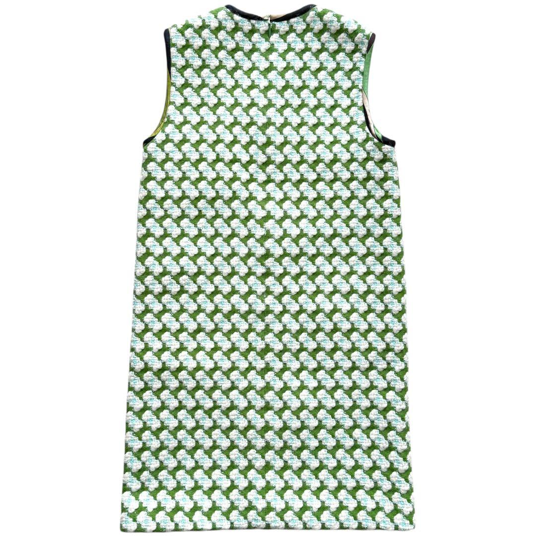 現行【新品未使用】エミリオプッチ ブークレツイード アルパカ ワンピース ドレス