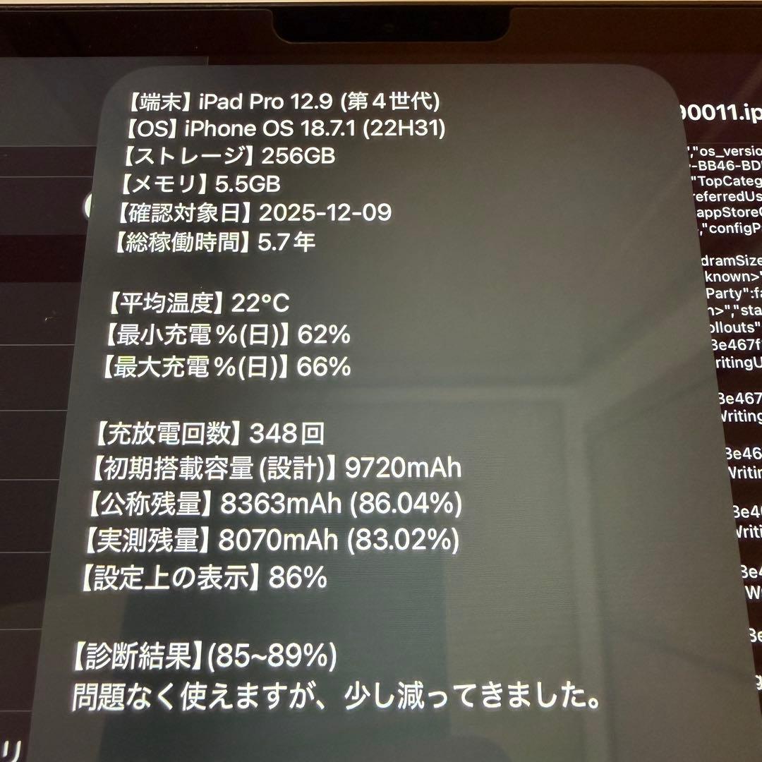 iPad Pro 12.9 第4世代 Wi-Fi 256GB