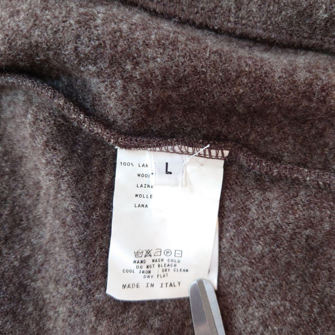 ETRO グレー チェック柄 フード付き ダブルジップ　ウールジャンパー