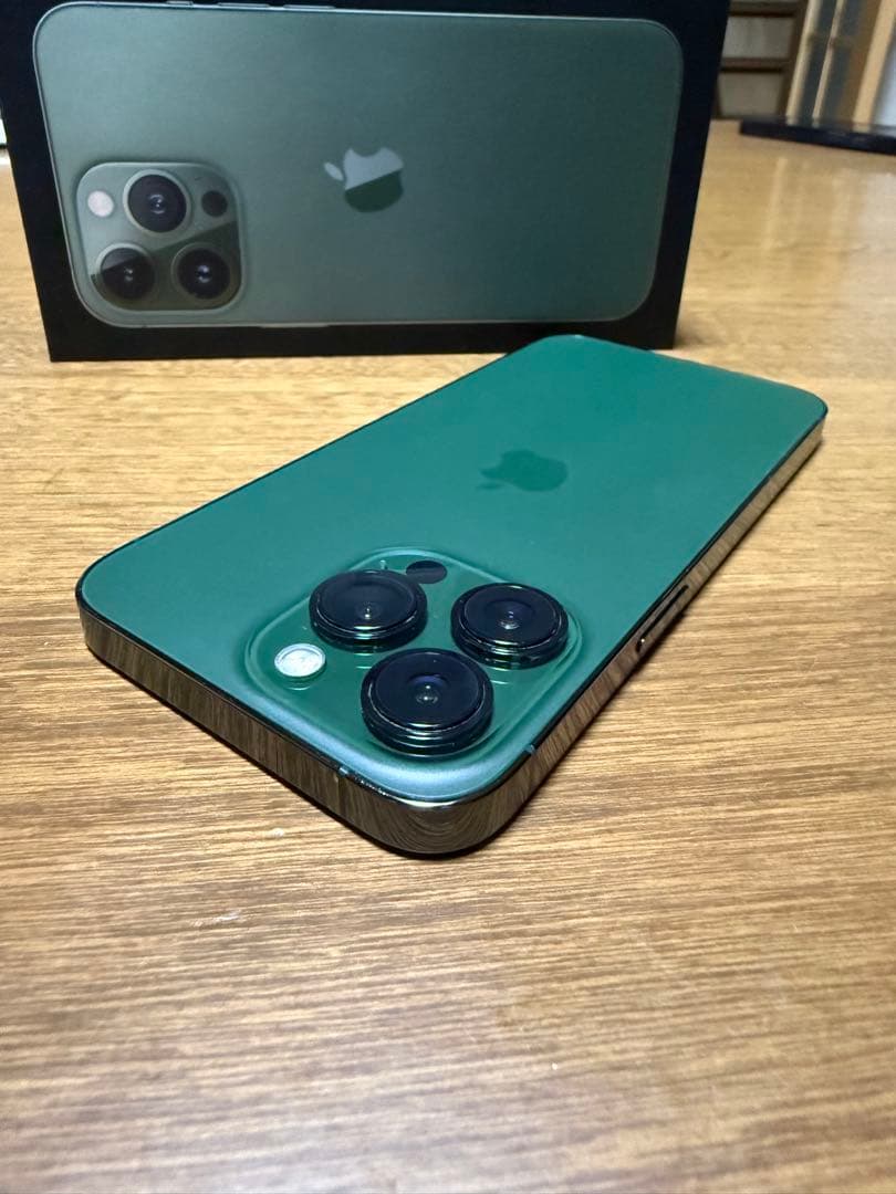 ［美品］iPhone13pro 256G バッテリー86% グリーン