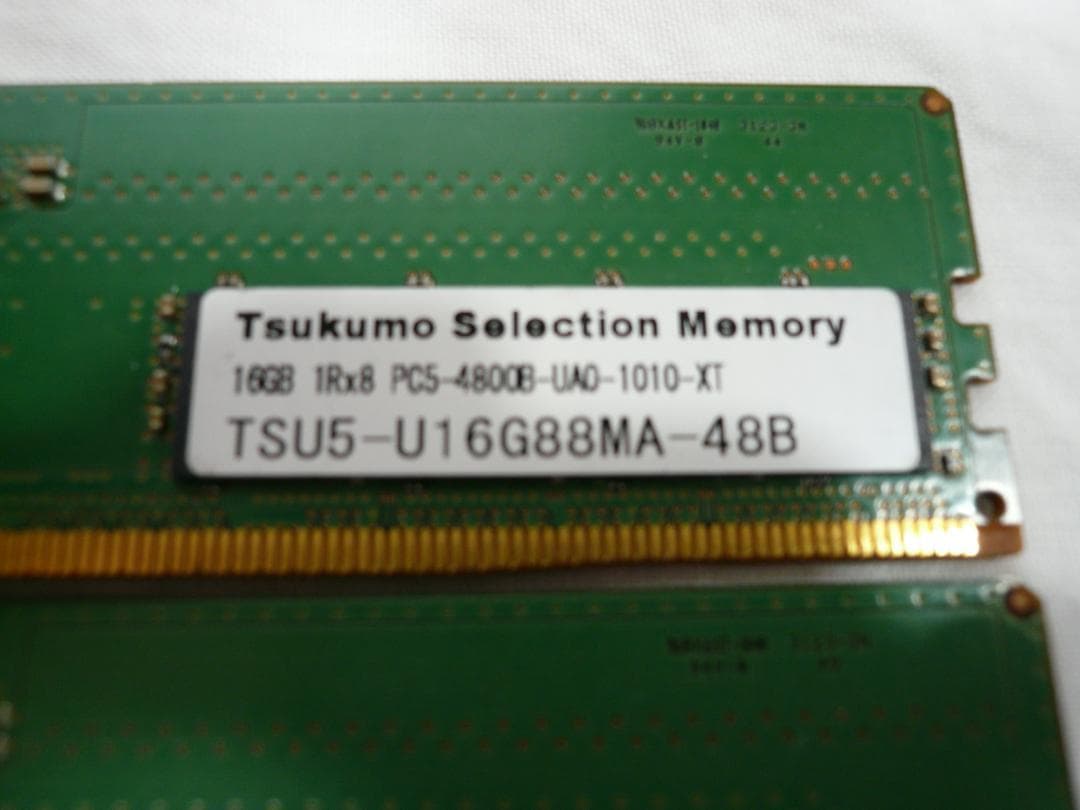 DDR5 32GB PC5-38400 PC5-4800 16GBx2枚