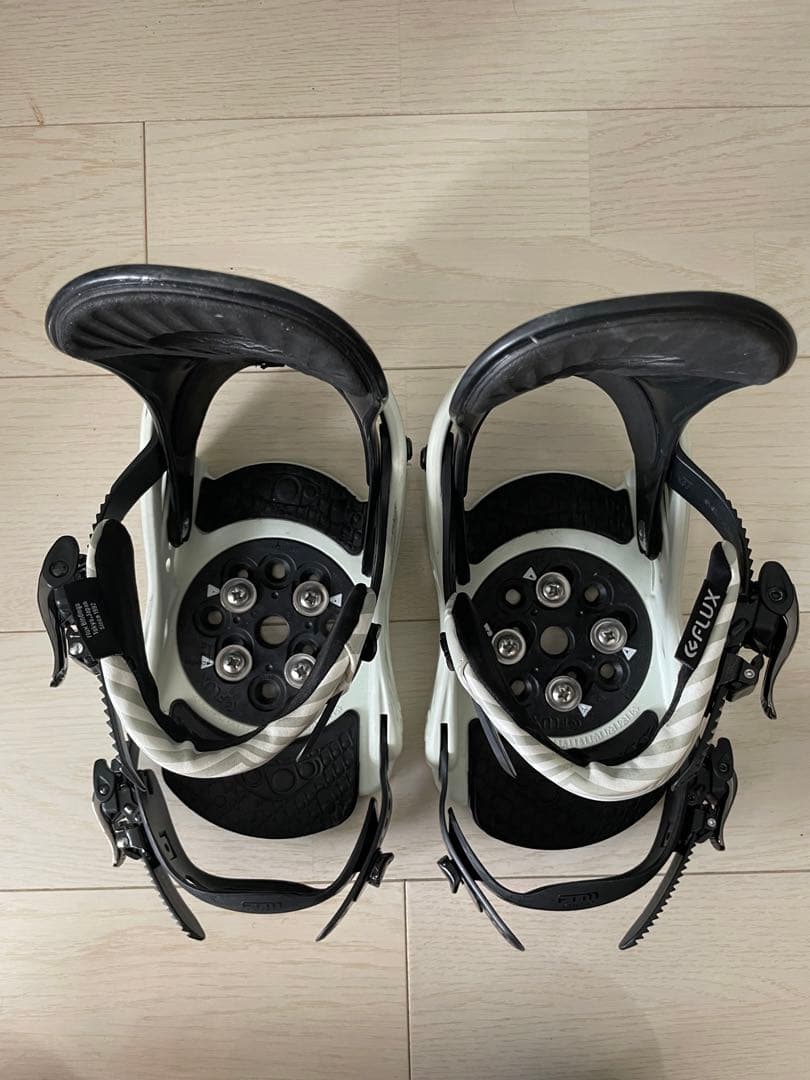 FLUX PR ビンディング ホワイト/ブラック S スノーボード バイン