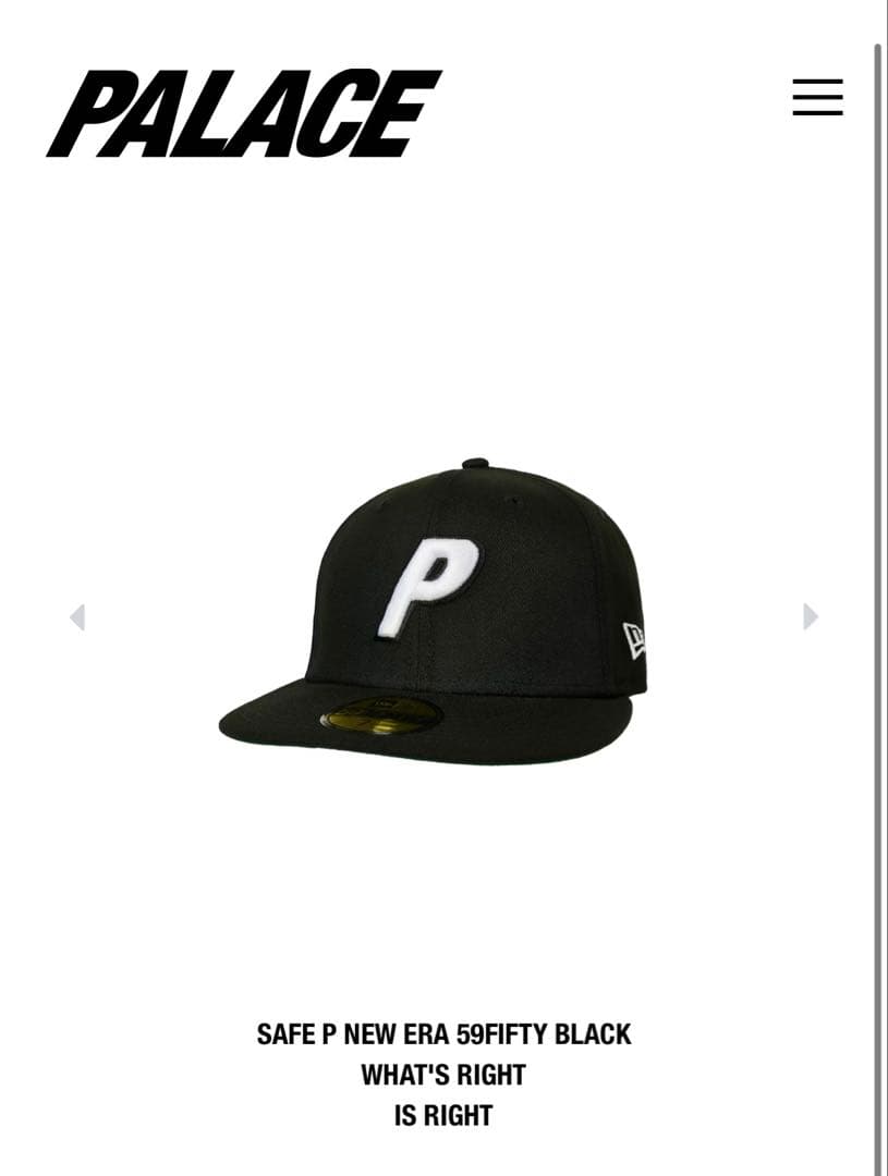 PALACE SAFE P NEWERA 59fifty パレス ニューエラ