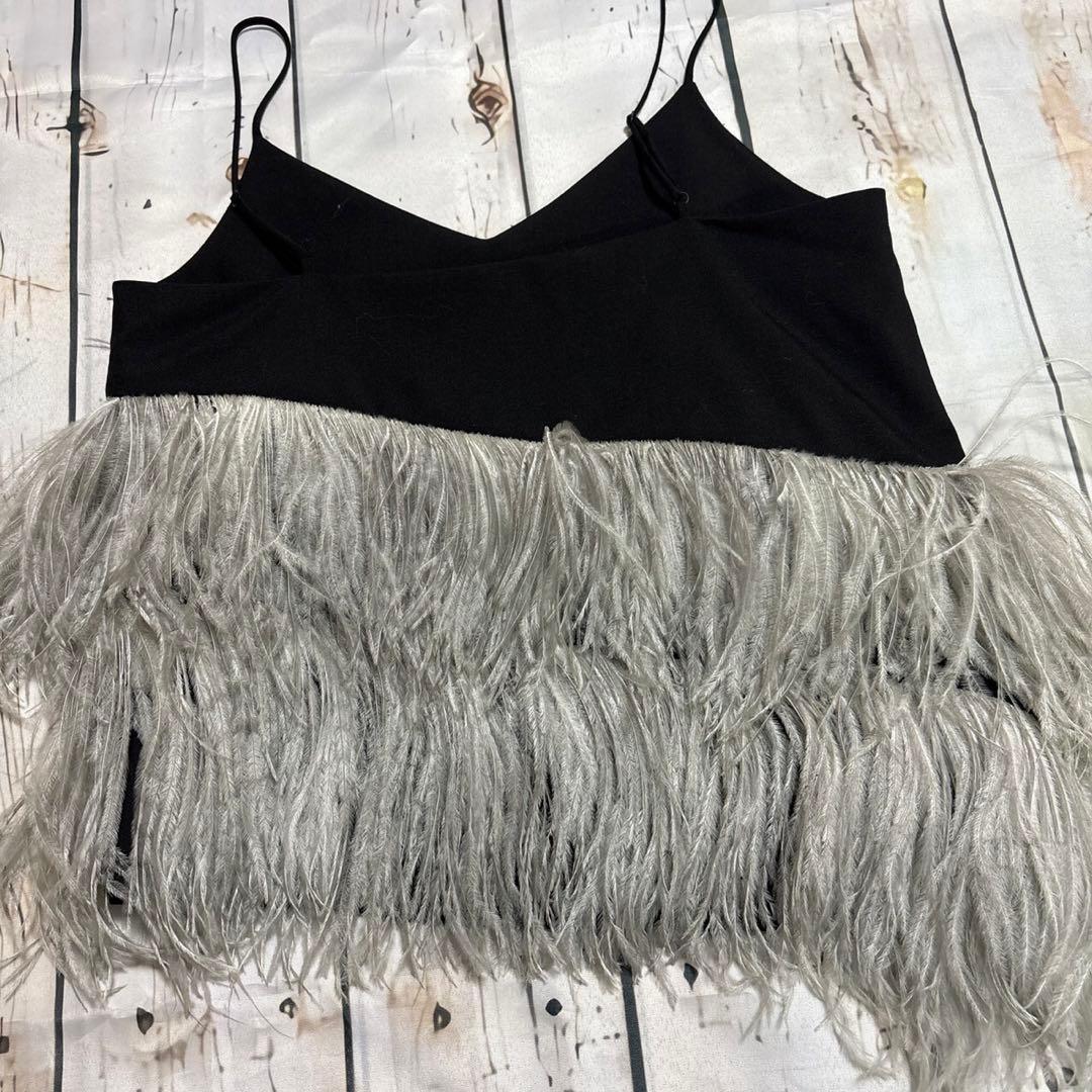 【美品】LE CIEL BLEU フェザーキャミソール