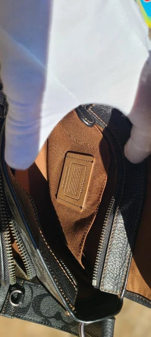 Coach ショルダーバッグ ブラック/ベージュ