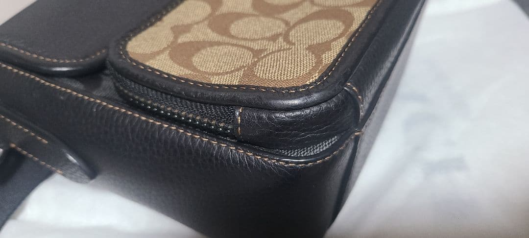 Coach ショルダーバッグ ブラック/ベージュ