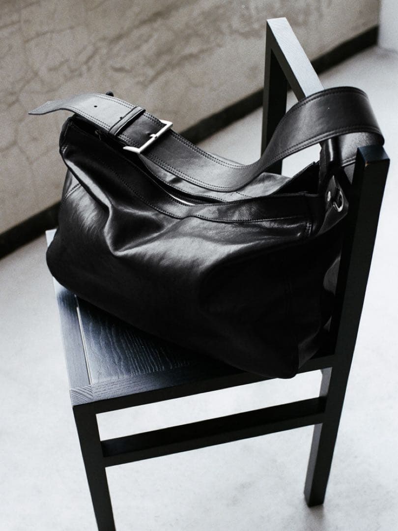 バッグ Llife POLISHED COW LEATHER NEWSPAPER BAG