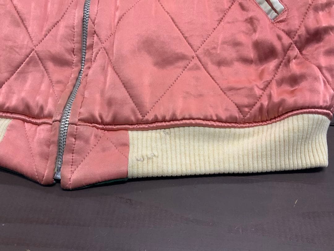 フラットヘッド　スカジャン　別珍　美品　Lサイズ