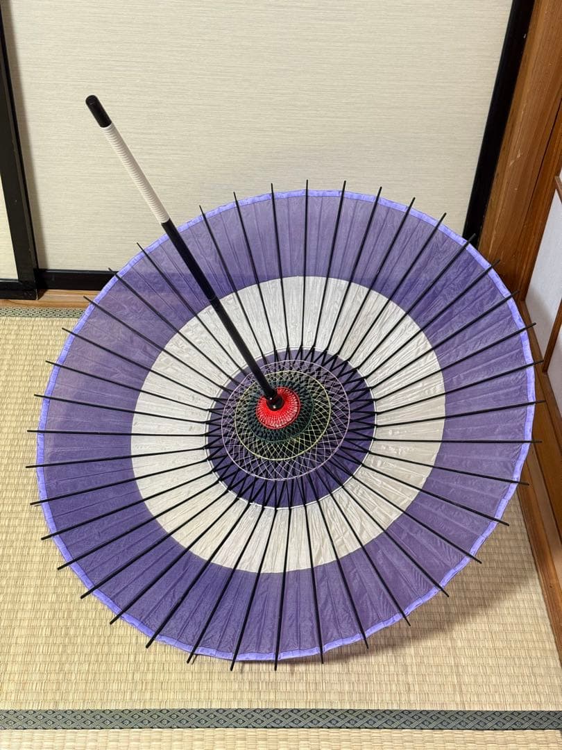蛇の目傘　番傘　絹　シルク　助六　和傘　傘　二段継　舞踊　大衆演劇　着物　撮影