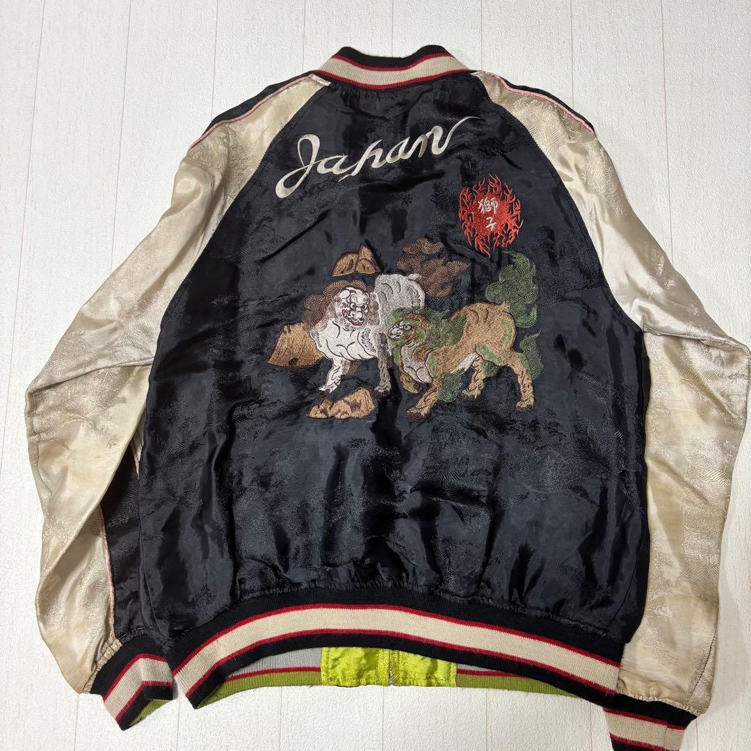 HOUSTONヒューストン　スーベニアジャケット　スカジャン　リバーシブル　古着