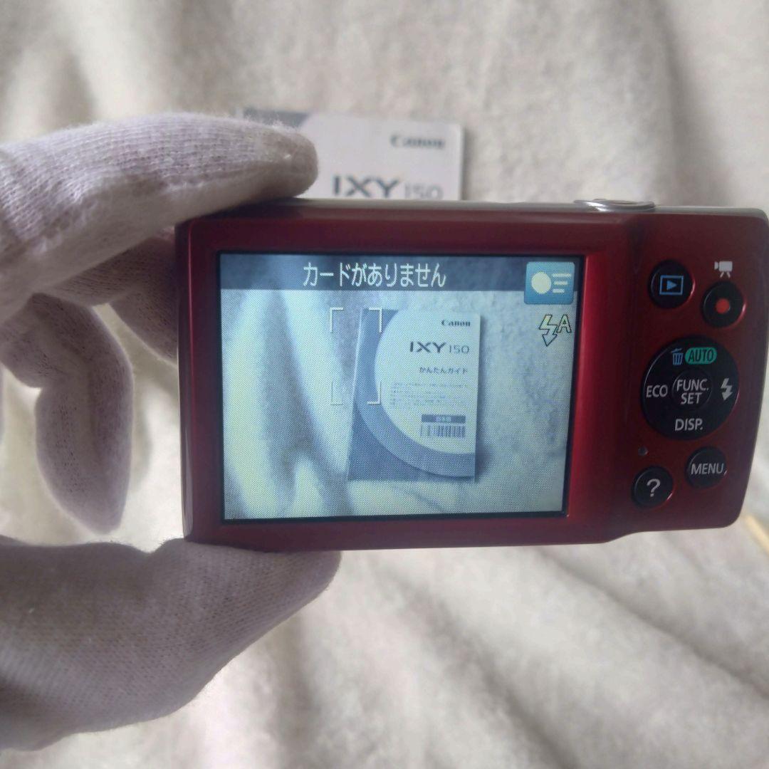良品 動作確認済 Canon IXY 150 レッド コンパクトデジタルカメラ